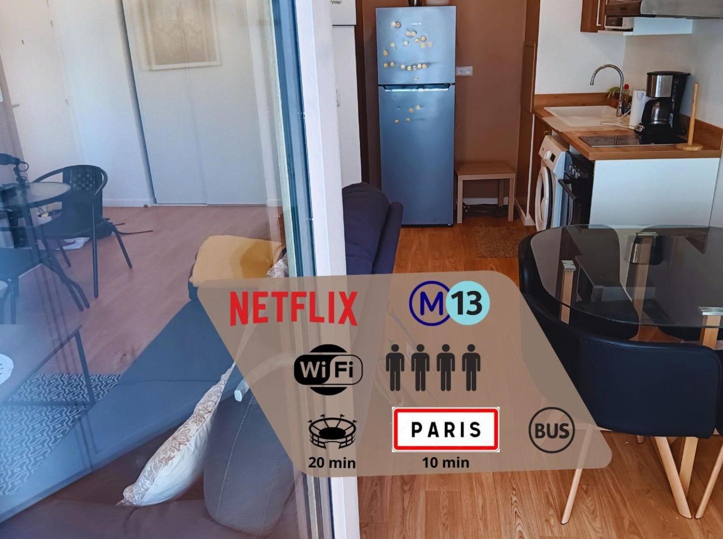 סטאן Destiny Appart' Paris -Beauvais-Orly- Podcasts- Stade De France מראה חיצוני תמונה